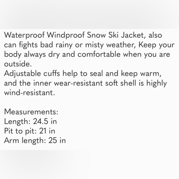 Suokeni Women's S Waterproof Ski Jacket Warm Removable Hood Pink jacket. NWOT - Picture 4 of 13